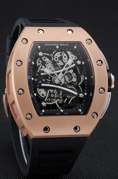 Richard Mille Replica Watch Gold RM 61-01 Yohan Blake